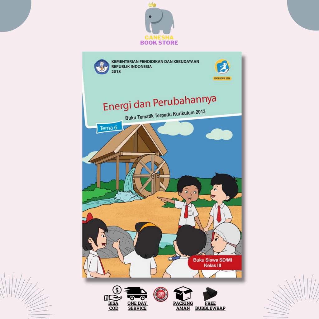 Jual SD KELAS 3 BUKU SISWA BSE TEMA 6 Energi Dan Perubahannya | Shopee ...