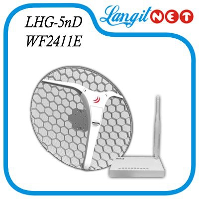 Jual Jual MIKROTIK RB LHG 5ND PLUS NETIS WF2411E 150MBPS WIRELESS N ...