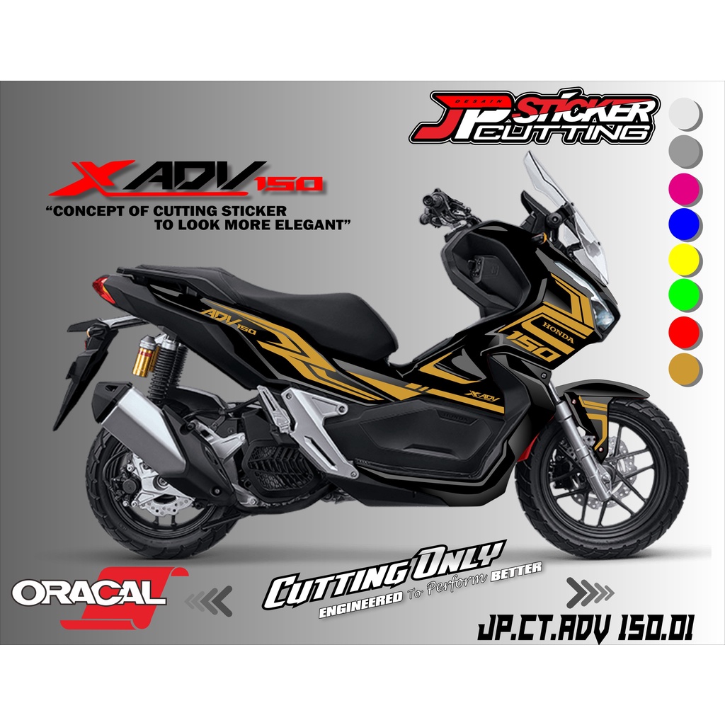 Jual Jp Stiker Adv 150 - Cutting Sticker Honda ADV 150 Setiker List ...