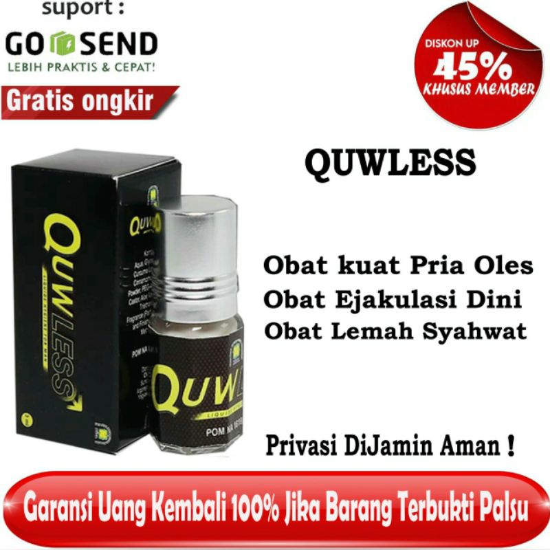 Jual Quwless Quwless Nasa Original Obat Kuat Pria Tahan Lama Obat