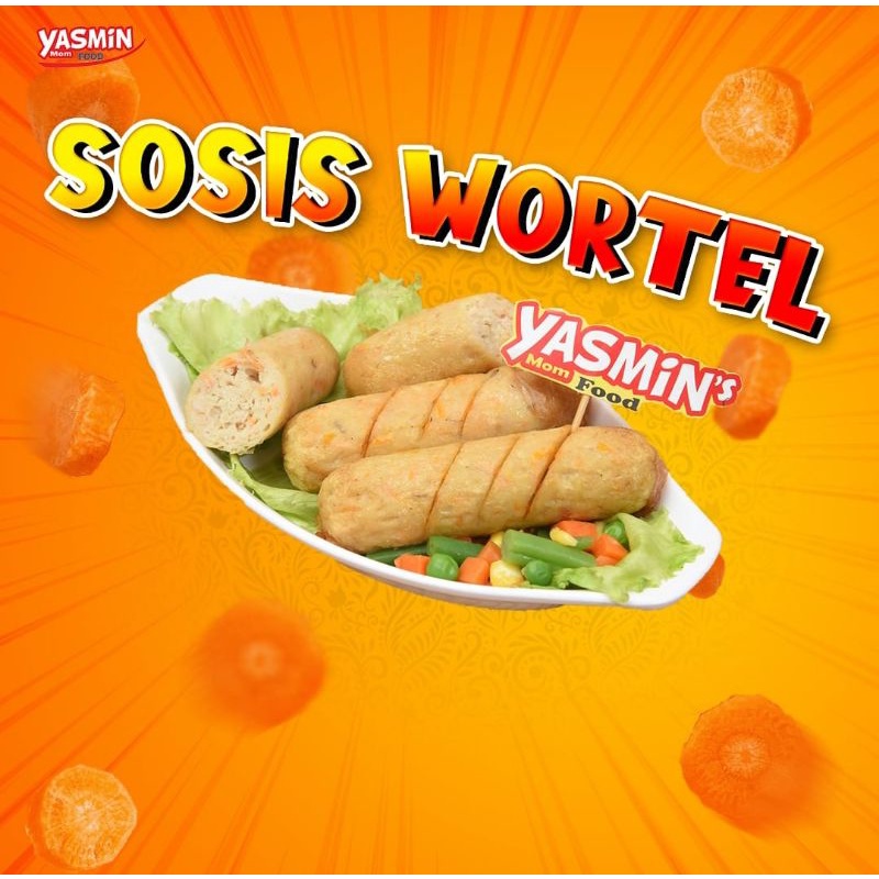 Jual Sosis Ayam JUMBO Yasmin Original/Wortel/Brokoli/Rendang Homemade ...