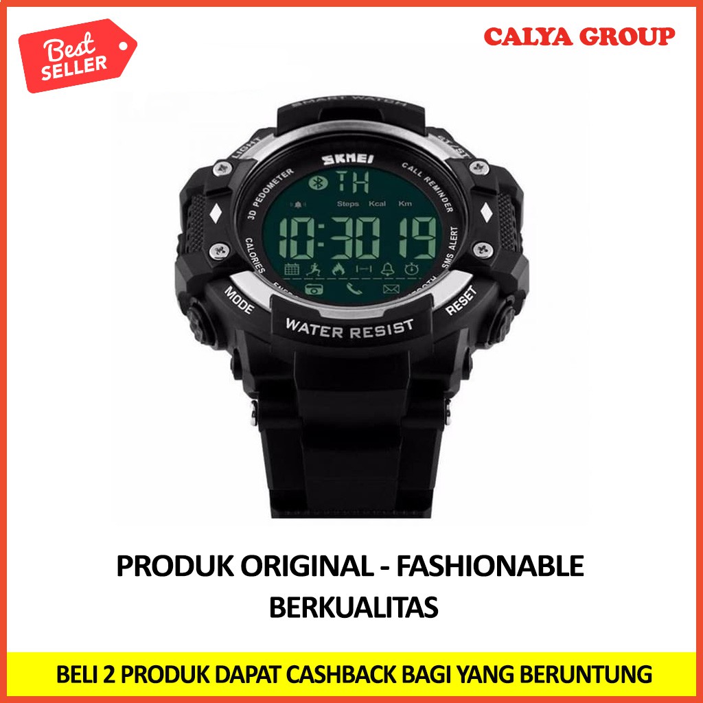 Jual Jam Tangan Pria Original Skmei 1226 Water Resist 50m Digital