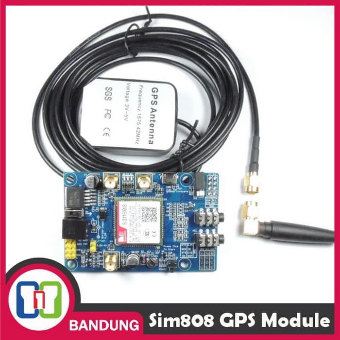 Jual SIM808 GSM GPRS GPS MODULE BOARD ARDUINO RASPBERRY ANTENNA ...