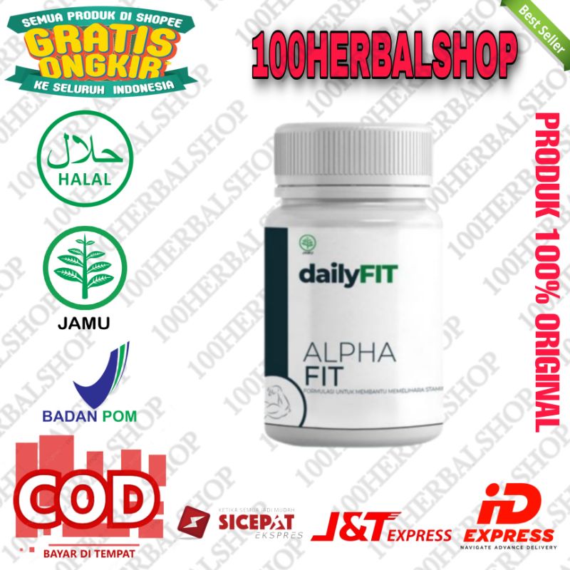 Jual Dailyfit Alphafit 30 Kapsul Testoterone Booster Testobooster ...