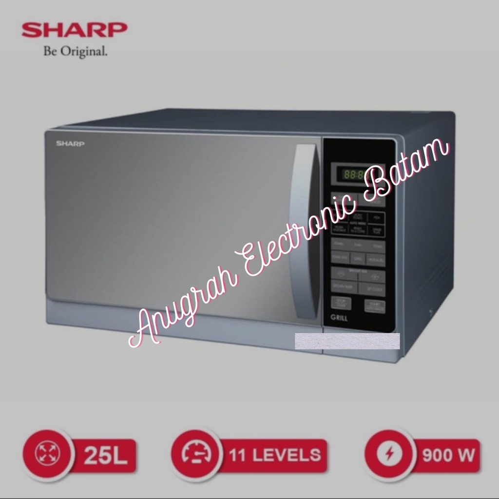 Jual SHARP R-728(K/S/W)-IN Microwave Grill 25 L R-728(S)-IN R728 OVEN ...