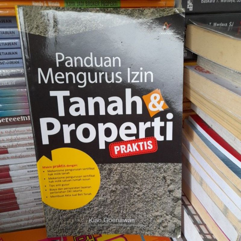 Jual Buku Bekas Panduan Mengurus Izin Tanah Dan Properti Praktis Shopee Indonesia
