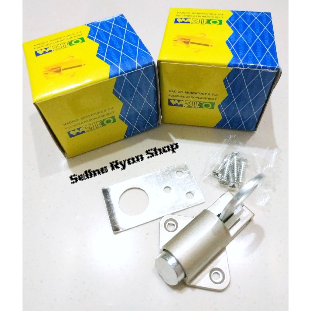 Jual Spring Kenip Jendela / Kunci Gerendel Otomatis Jendela Putih ...