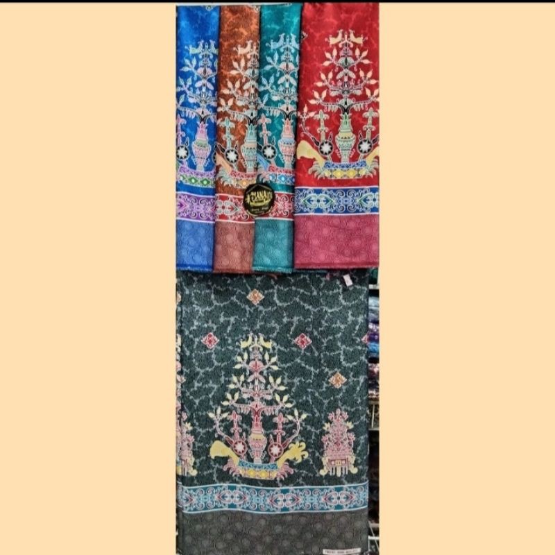 Jual Kain Batik Kalteng Satin Motif Batang Garing Khas Dayak Kbks Shopee Indonesia