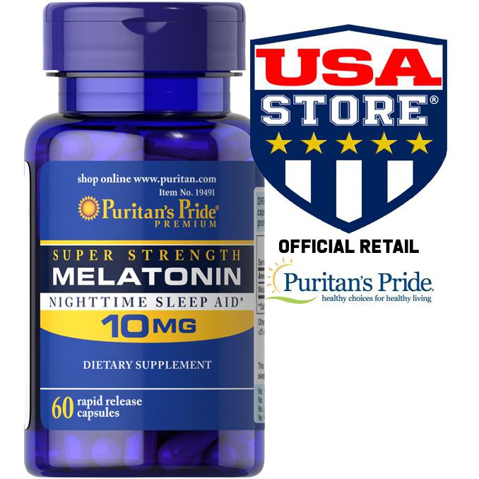 Jual Puritan S Pride Melatonin 10 Mg 60 Capsules By Tirta Store