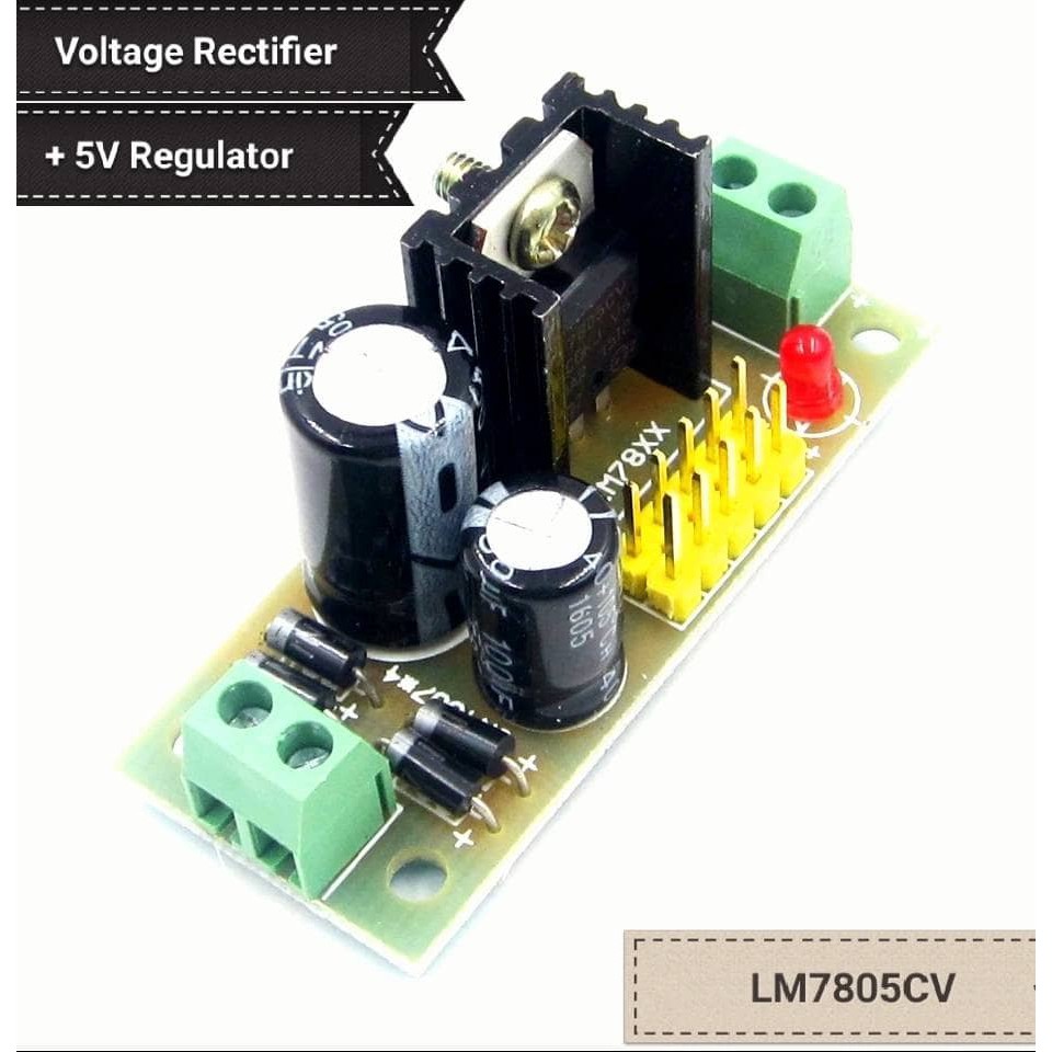 Jual New Rectifier Regulator Stepdown 7805 IN 7 5 35V AV OUT 5V DC 1 2A ...