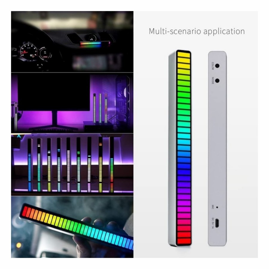 Jual Audio spectrum indicator bar LED RGB For ( Car Gaming TV Speaker ...