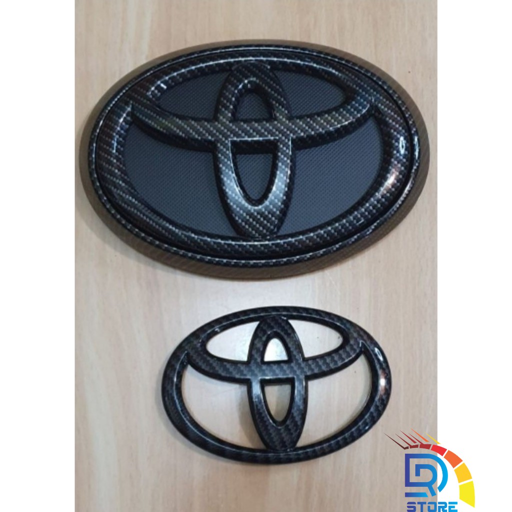 Jual Emblem Logo Toyota Fortuner Vrz Carbon Shopee Indonesia