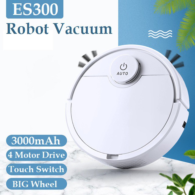 Jual Robot Vacuum Cleaner ES300 Penyapu Robot Multifungsi Upgraded