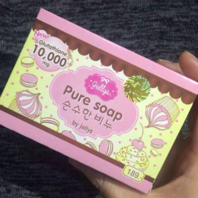 Jual Jelly Pure soap white aura within 3 minutes. Shopee Indonesia