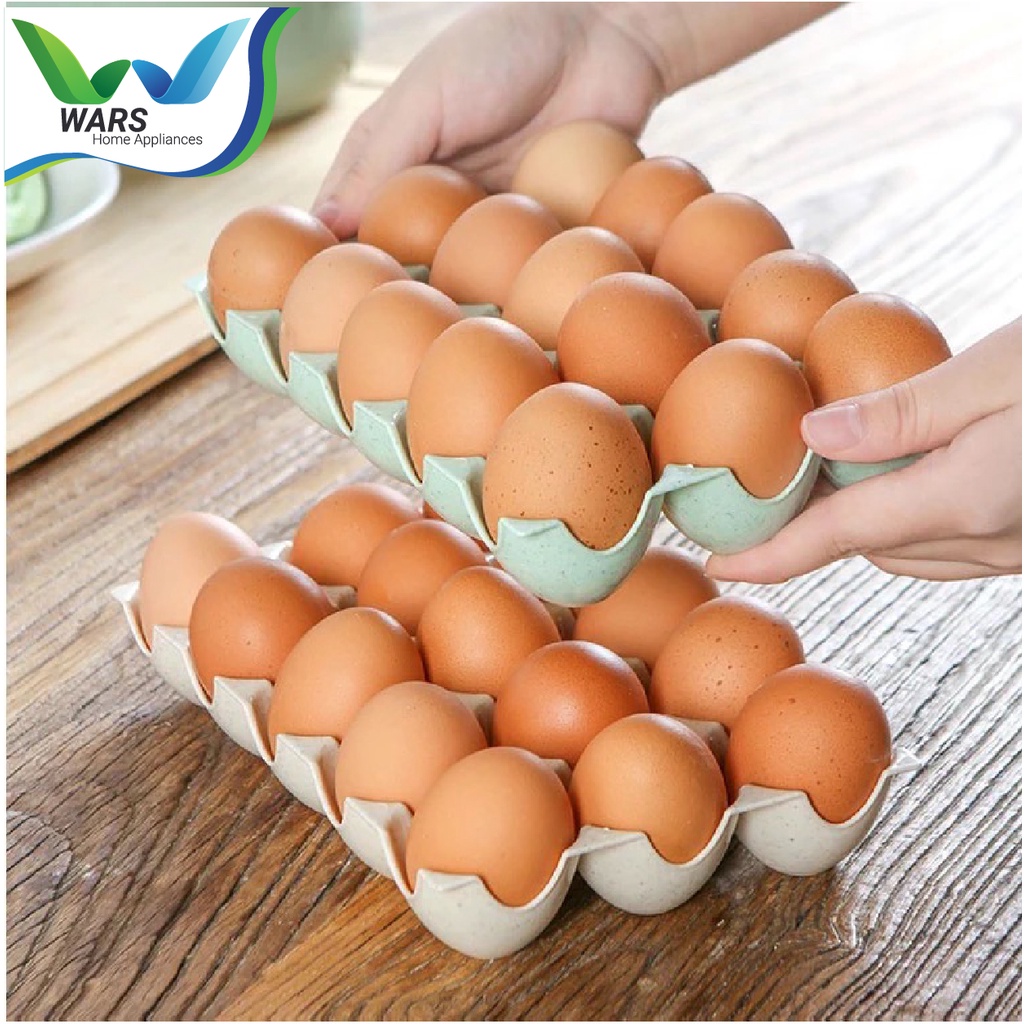Jual WARS Rak Telur Pastel - Wadah Organizer Tempat Penyimpanan Telor 6 ...