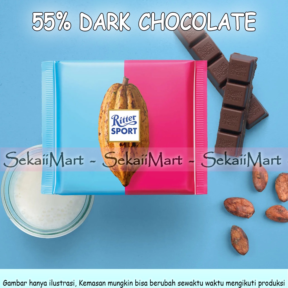 Jual RITTER SPORT Chocolate 100g - Cokelat Riter All Variant | Shopee ...