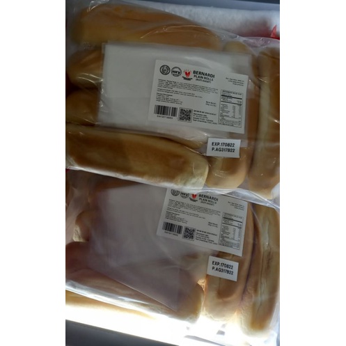 Jual BERNADI PLAIN ROLL (ROTI KADET) ISI 6 // FROZEN FOOD BANDUNG ...
