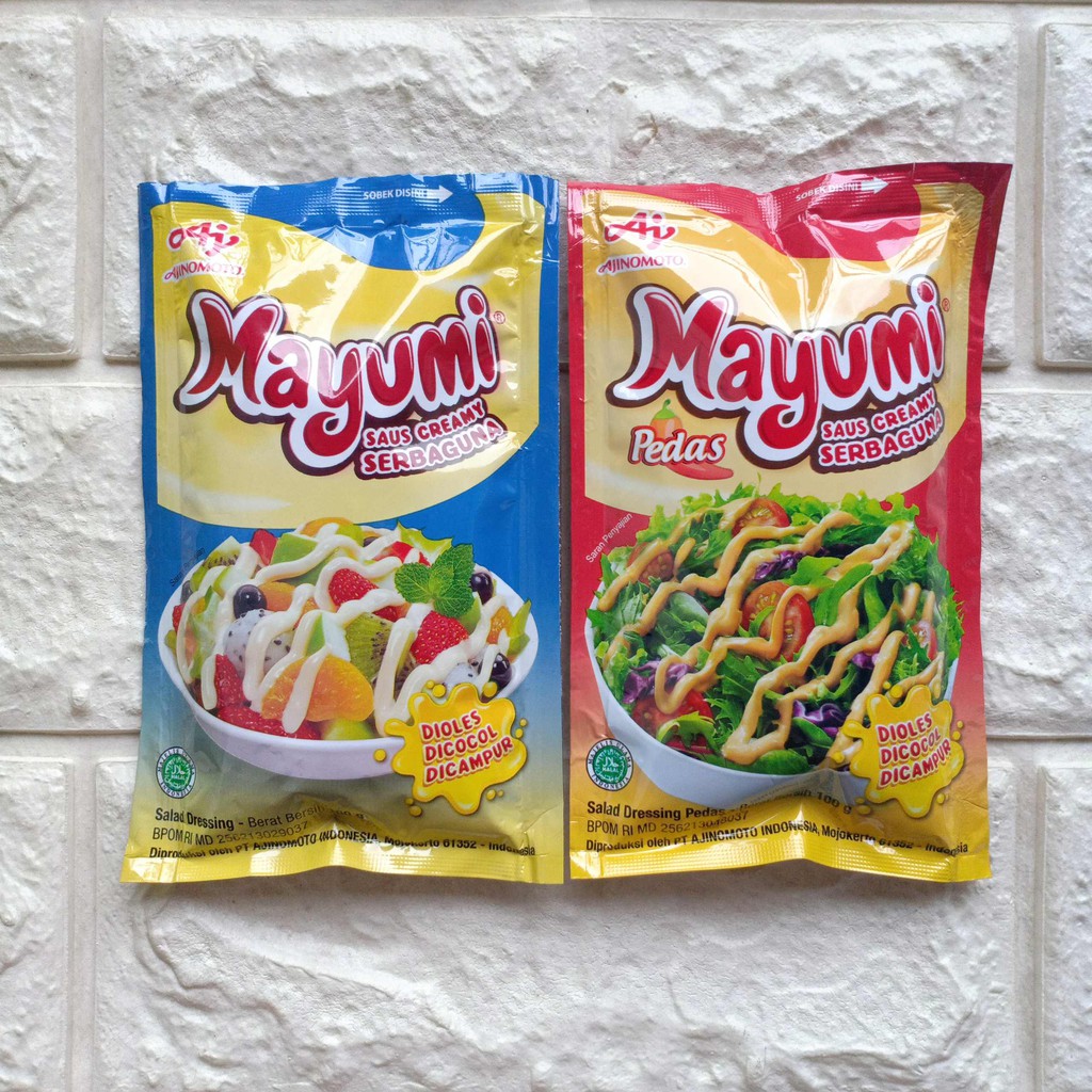 Jual Mayumi Mayonaise Pedas 100gr Sachet Saus Creamy Salad Dressing