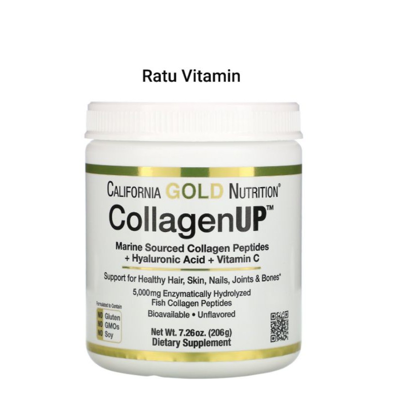 Jual California Gold Nutrition CollagenUP Marine Hydrolyzed Collagen ...