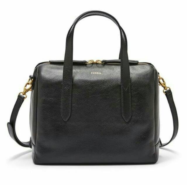 Jual Tas Fossil Hailey Satchel Black Original Shopee Indonesia