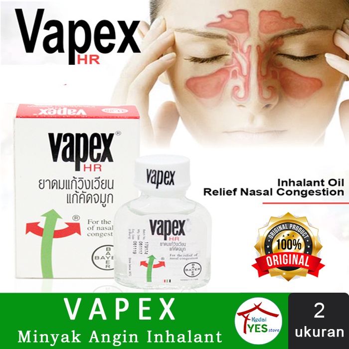 Jual VAPEX THAILAND Minyak Angin Inhalant Melegakan Sinus Flu Pilek ...