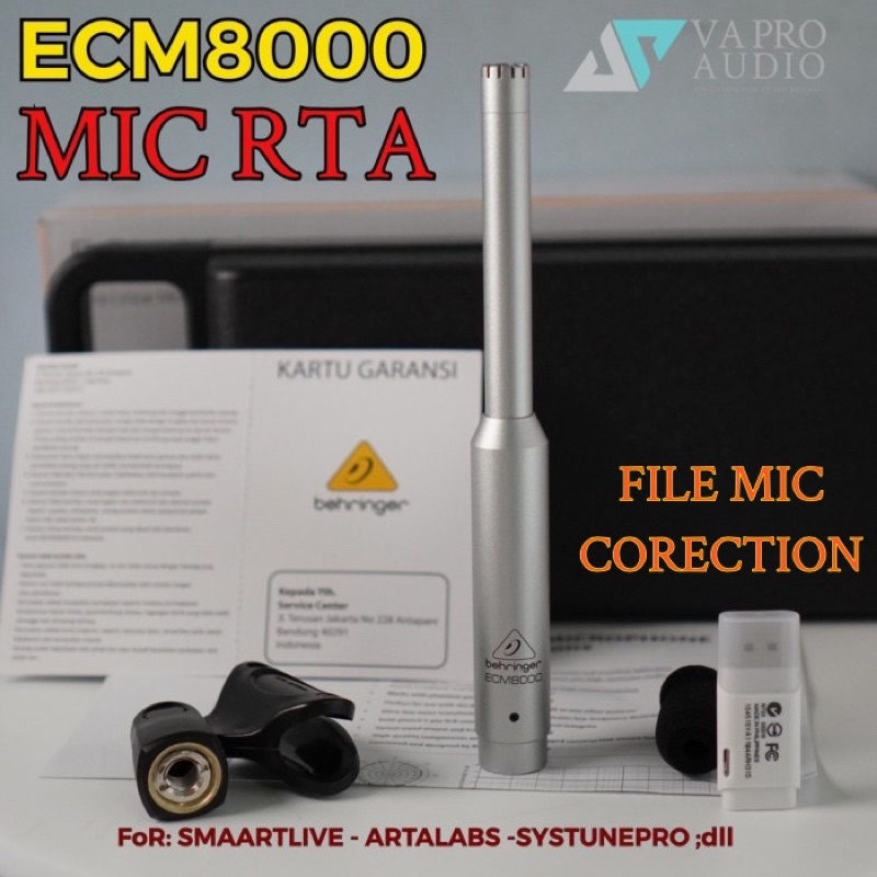 Jual Behringer ecm 8000 mic rta condenser measurement lengkap file ...