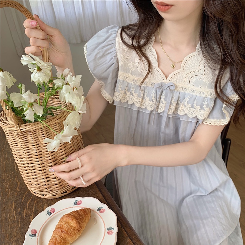 Jual Molly Short Sleepdress - Dream Tales Sleepwear - Daster Katun ...