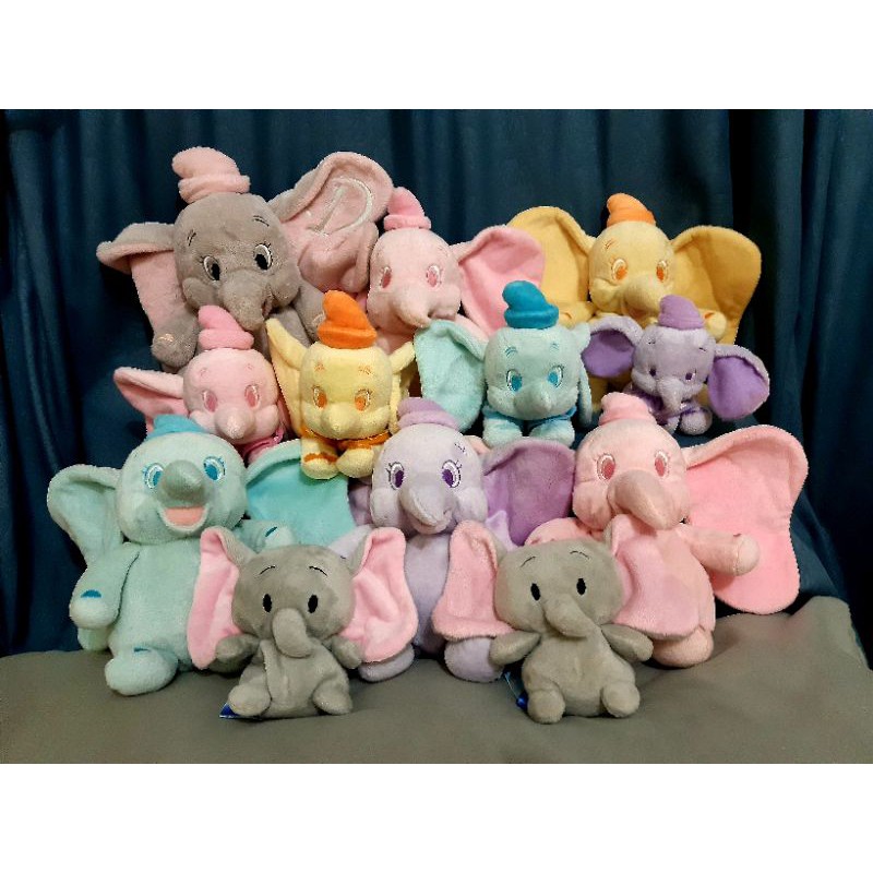 Jual Boneka Dumbo Warna Rare Original Disney Preloved | Shopee Indonesia