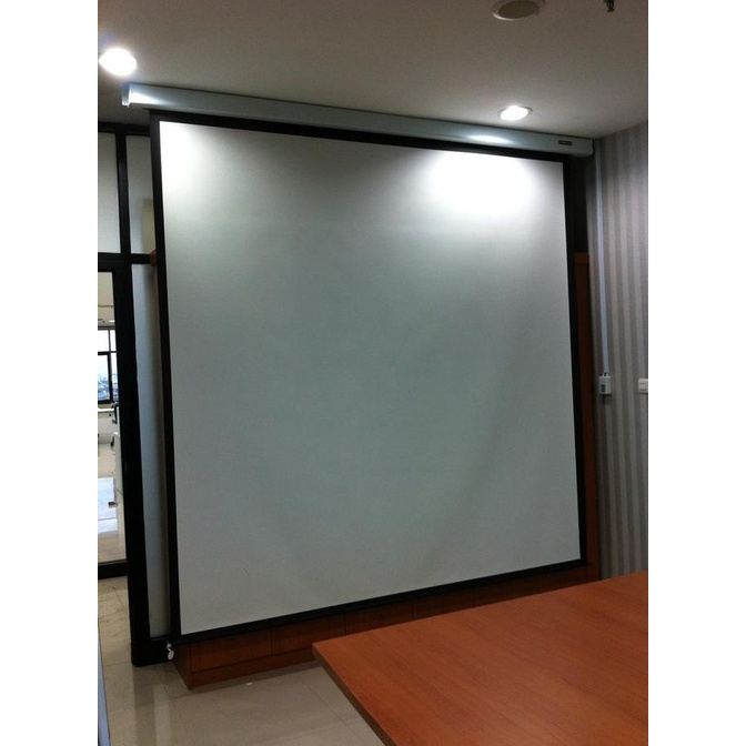 Jual Screen Projector 120 Wall Layar Proyektor 120 Manual Gantung