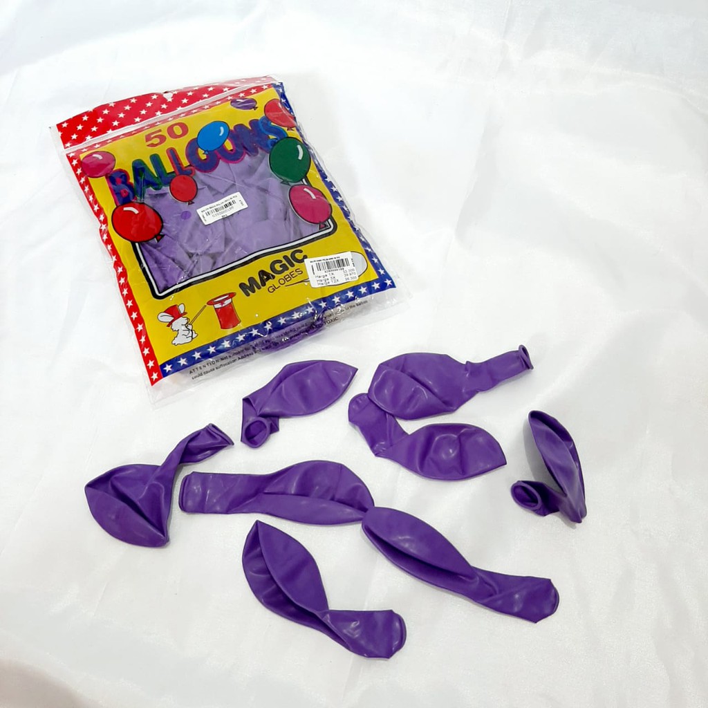 Jual BALON POLOS-BALONMAGICPOLOSUNGU50PCS | Shopee Indonesia