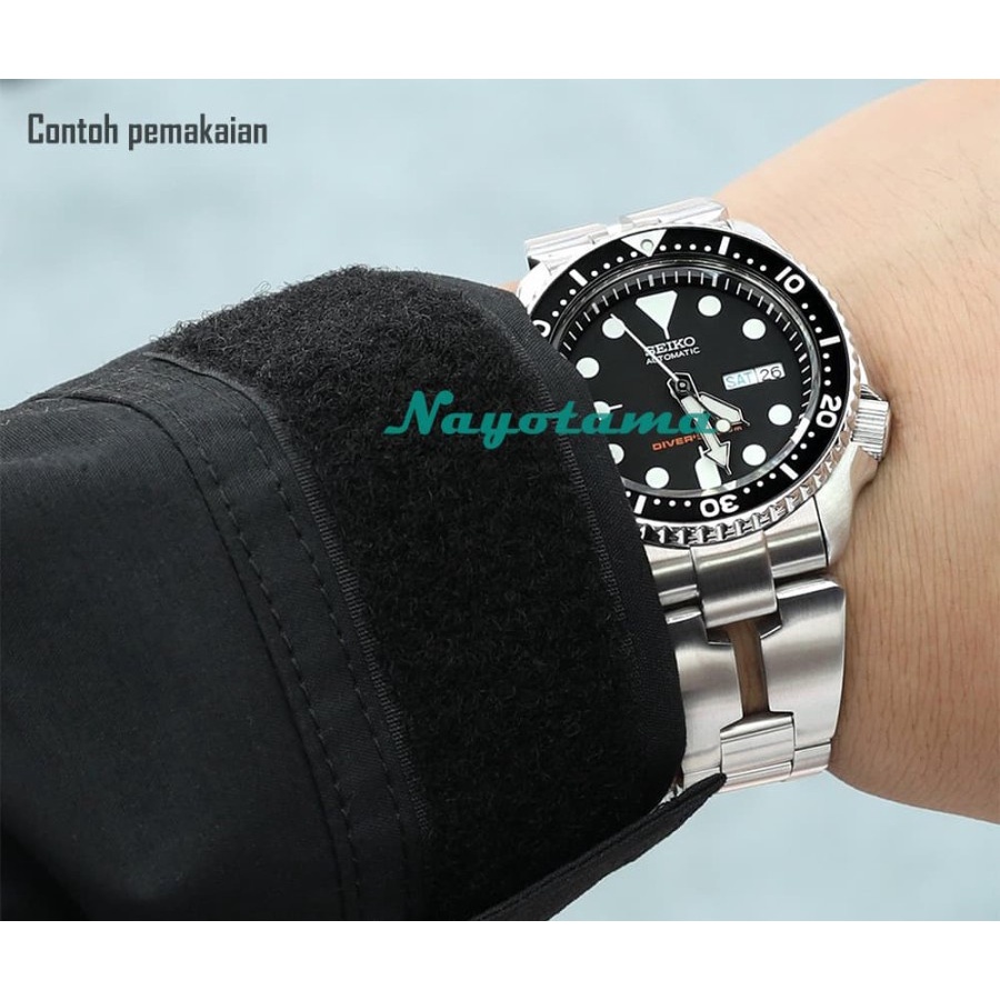Jual 22mm Rantai MILTAT Retro Razor for Seiko SKX007 009 Curve-End V ...