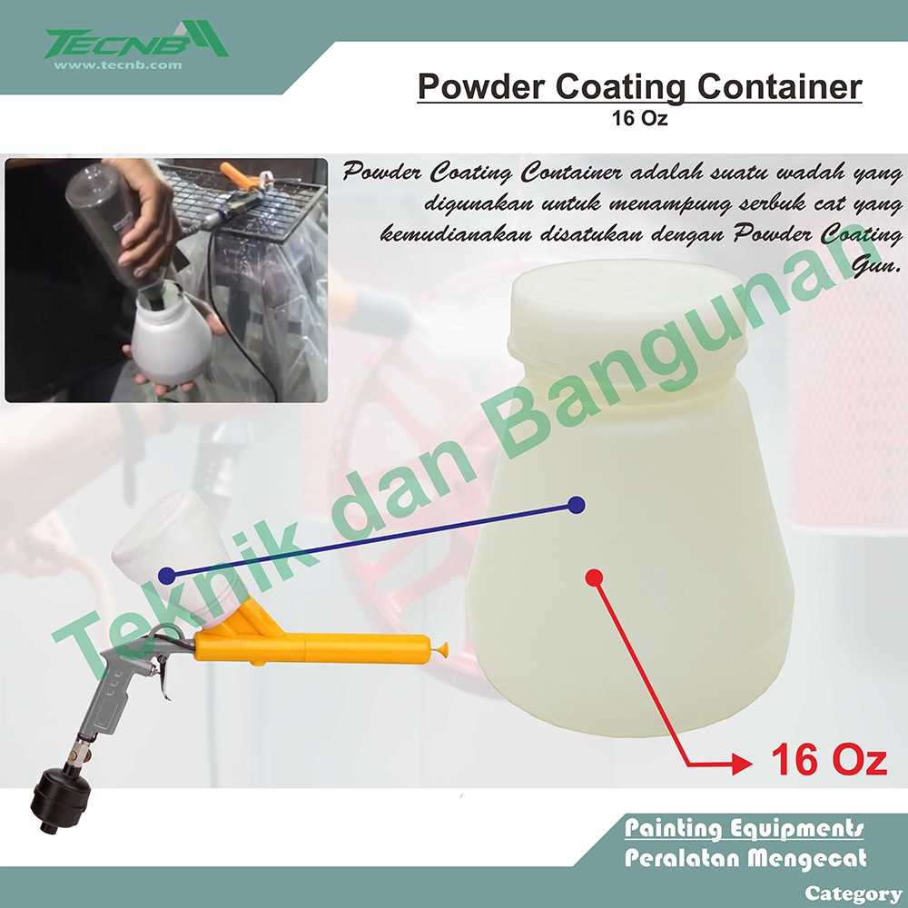 Jual Powder Coating Container 16Oz | Shopee Indonesia