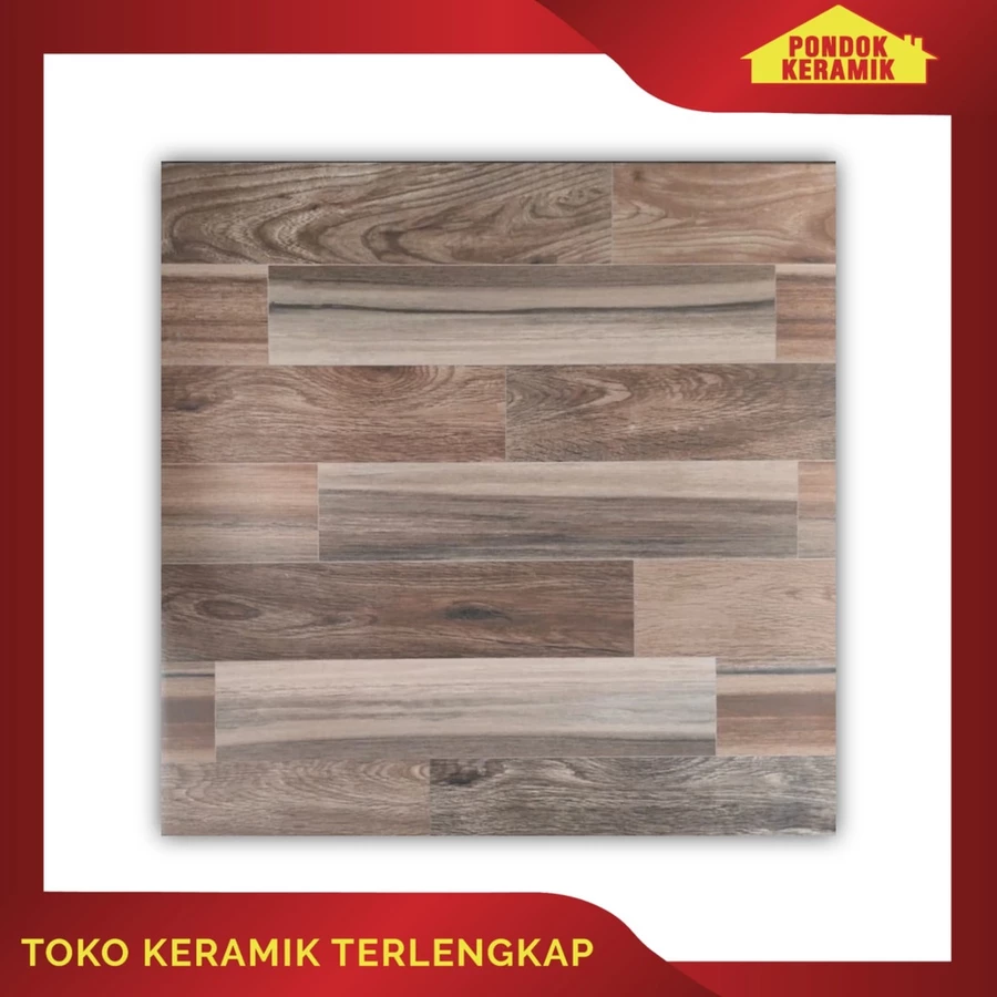 KERAMIK LANTAI AGATTE 50X50 BRAZILIAN BROWN