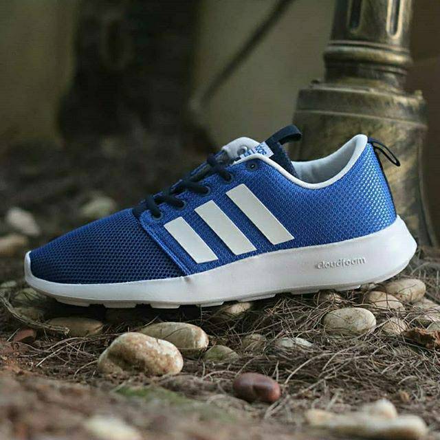 Adidas cloudfoam swift racer blue online