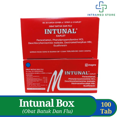 Jual Intunal Box Isi Tablet Obat Batuk Dan Flu Shopee Indonesia