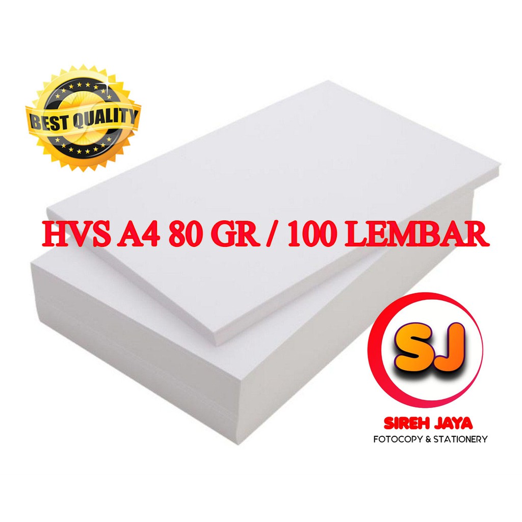 Jual KERTAS HVS A4 ECERAN 80 GR | Shopee Indonesia
