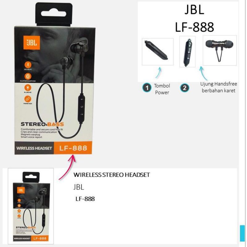 Handsfree jbl online wireless