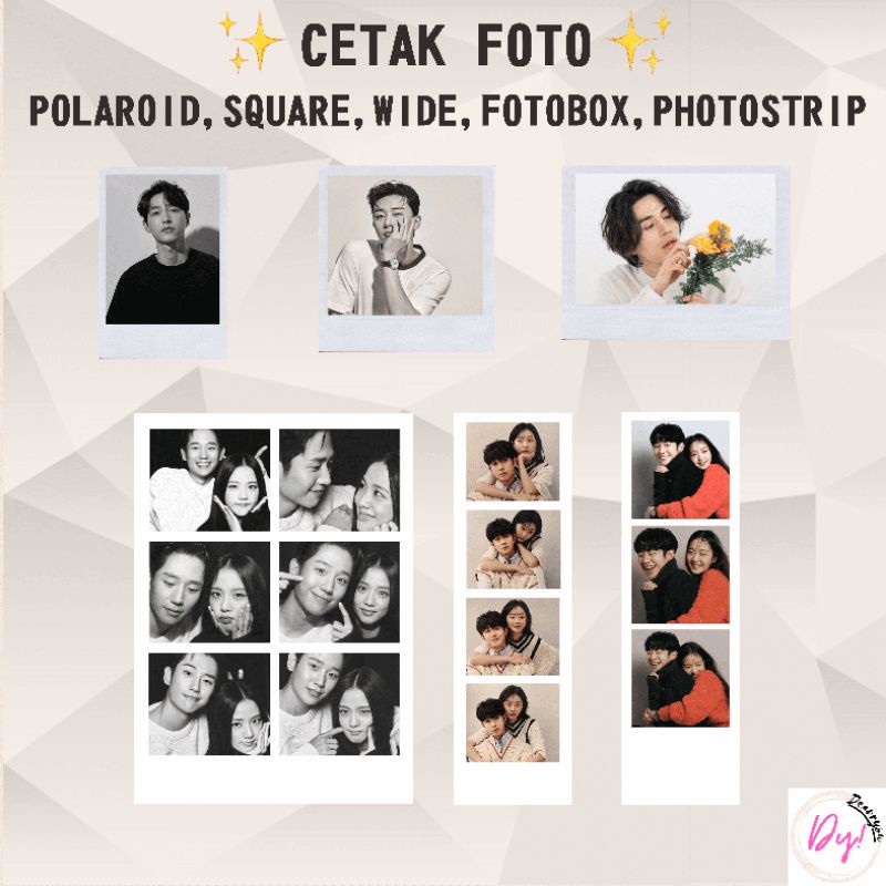 Jual Cetak Foto Polaroid Square Wide Fotobox Photo Stripfoto Strip Shopee Indonesia 1062