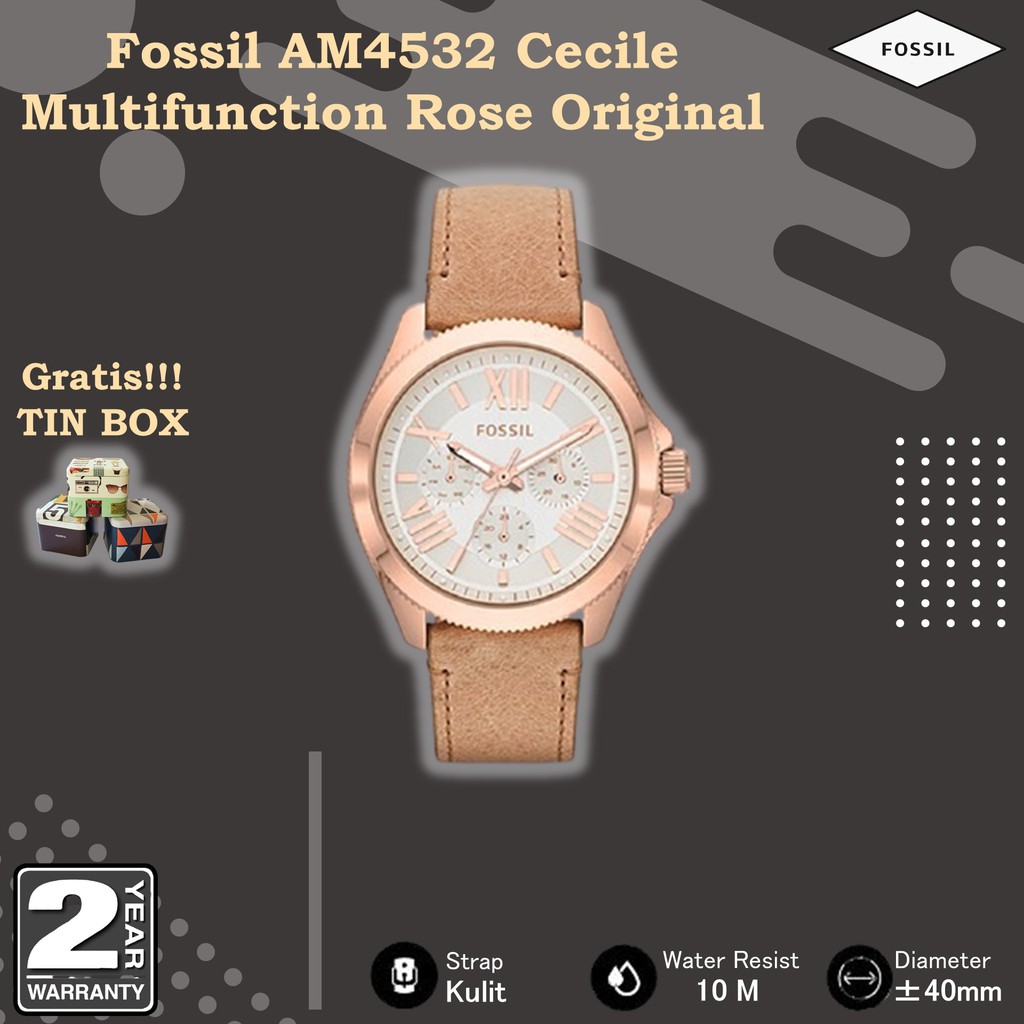 Jual TERLARIS Fossil AM4532 Jam Tangan Wanita Fossil Original