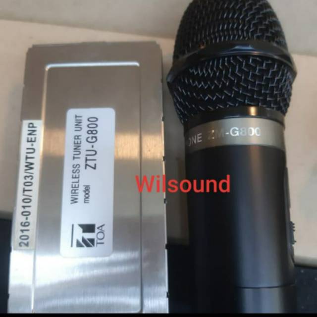 MIC WIRELESS TOA ZM 800 plus WIRELESS TUNNER ZTU G800 ORIGINAL