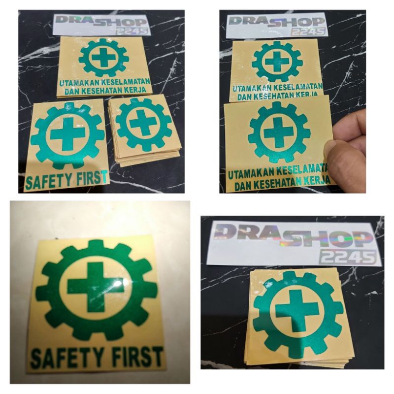 Jual STICKER K3 SAFETY FIRST CUTTING | Shopee Indonesia