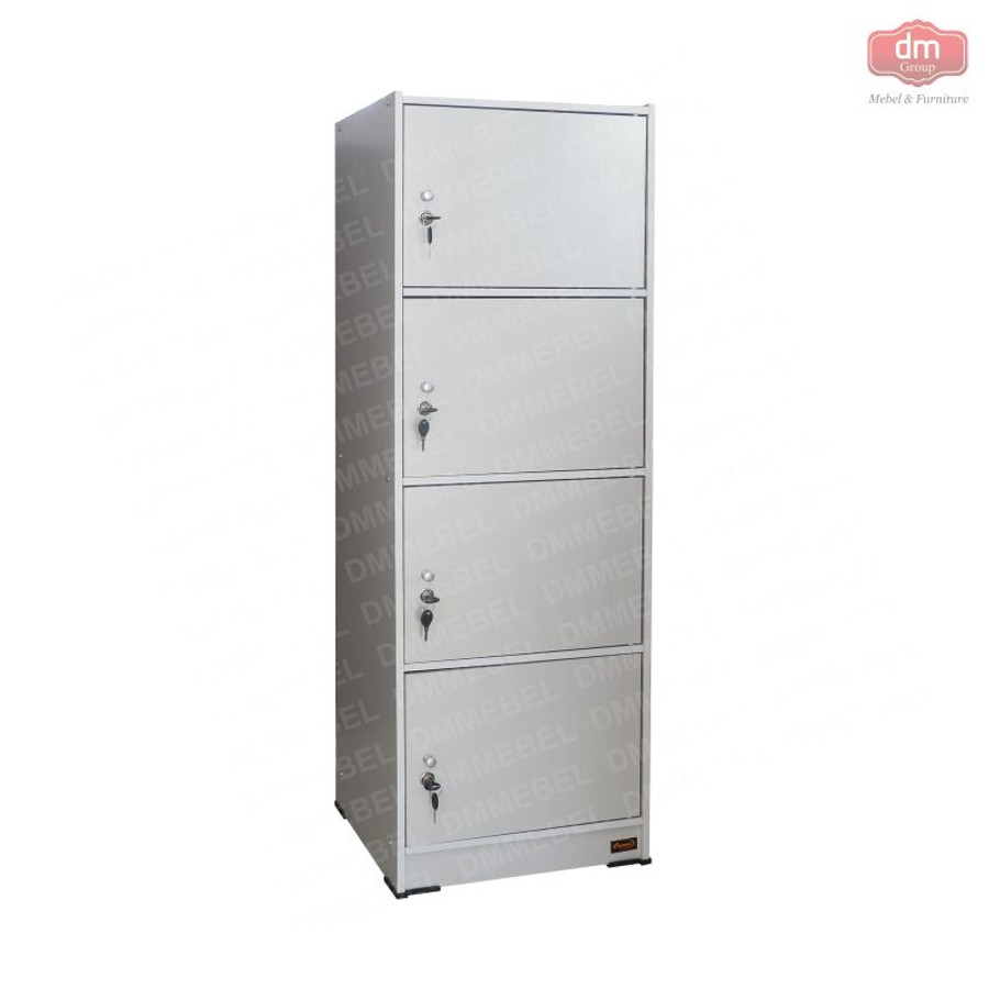 Jual DM Mebel Locker Susun Pintu 4 Matkens Full Kunci Locker ...