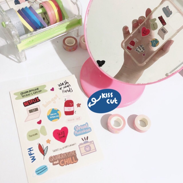 Jual Stickers Quarantine Edition | Shopee Indonesia