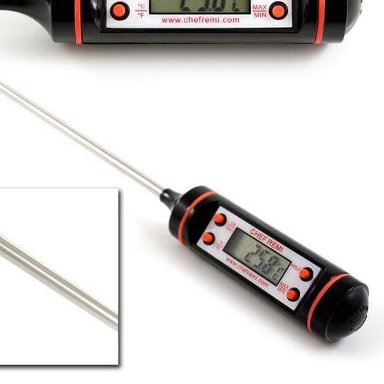 Jual Termometer Kopi Digital Dapur Alat Pengukur Suhu Makanan Minuman ...