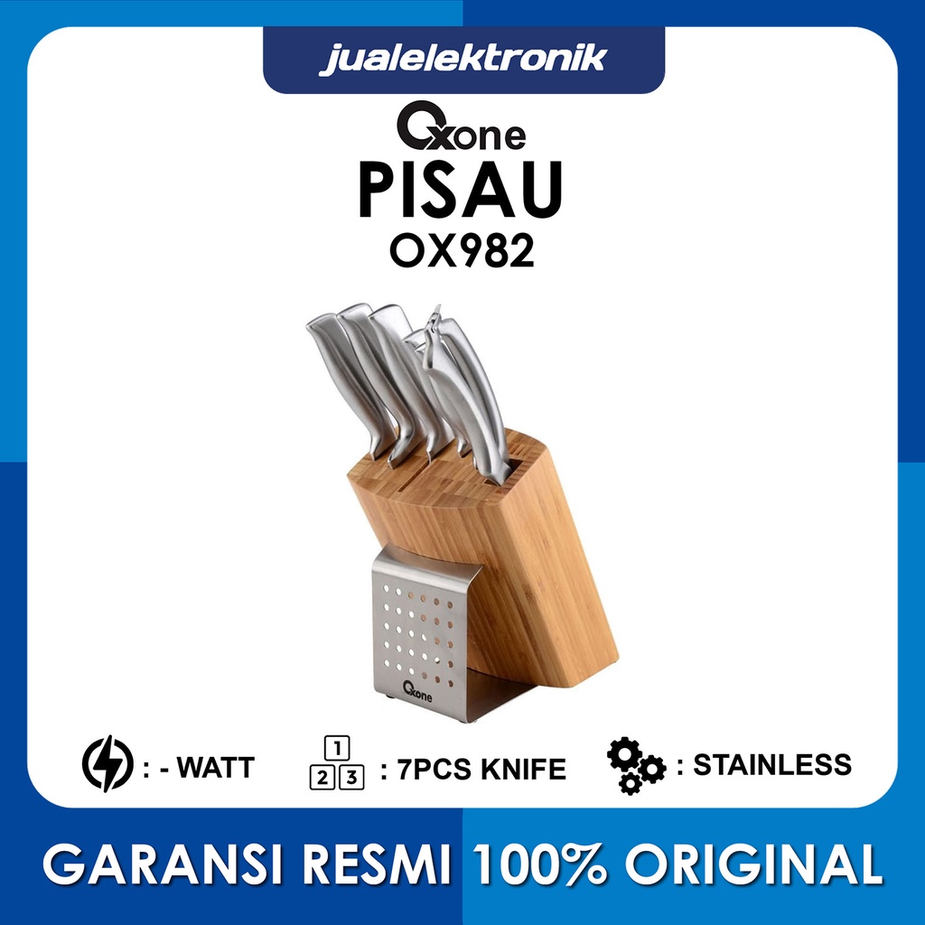 Jual Oxone Master Knife Set – OX982 Pisau Set Chef Knife Utility Knife ...
