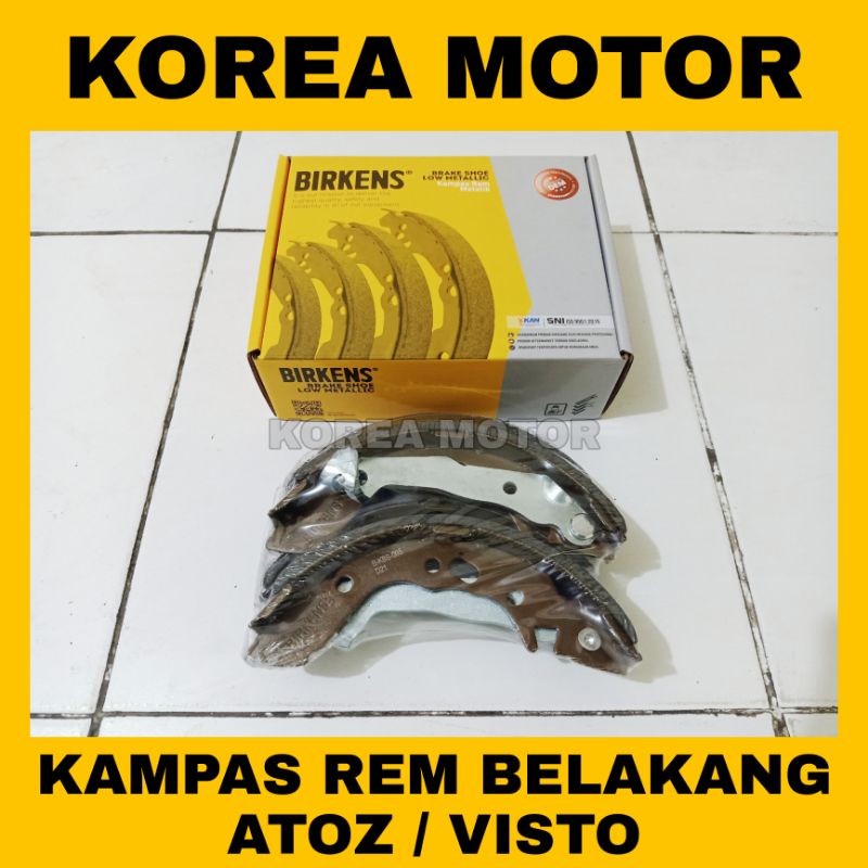 Jual Kampas Rem Belakang Hyundai Atoz Kia Visto Accent Bimantara Cakra Brake Shoe Kanvas Rem