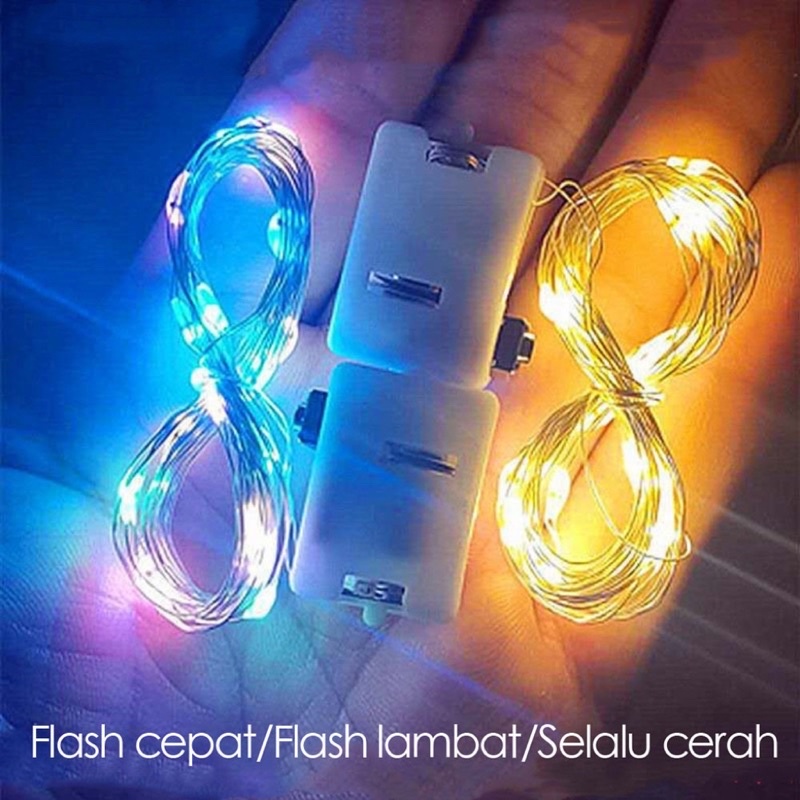 ⭐Bobastore⭐ R037 KLIP JEPIT FOTO LAMPU TUMBLR HIAS LED WOODEN