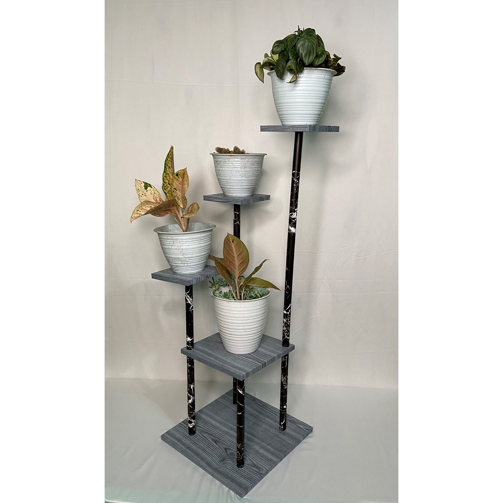 Jual RAK BUNGA MINIMALIS SUSUN MURAH RAK BUNGA LANTAI DINDING TINGKAT 4 ...