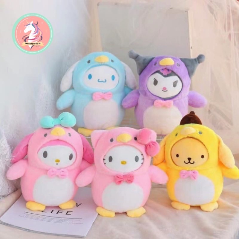 Jual COD BONEKA SANRIO MELODY HELLO KITTY POMPOM PURIN CINNAMOROLL ...