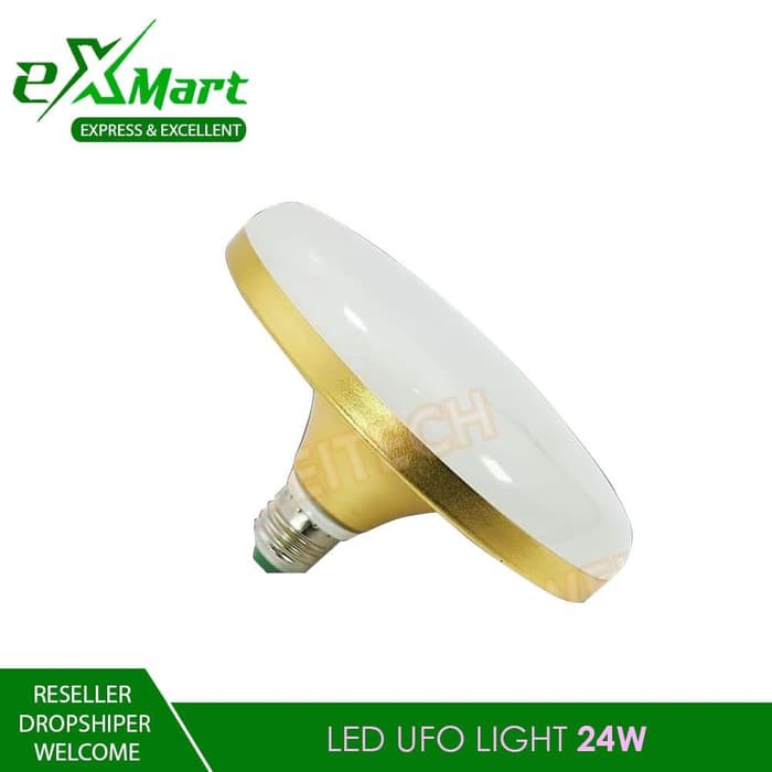 Jual LAMPU LED MODEL UFO LIGHT 24 WATT BULB HIGHBAY / BOHLAM HIGH BAY ...